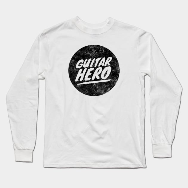 Guitar Hero Long Sleeve T-Shirt by Silver Hawk